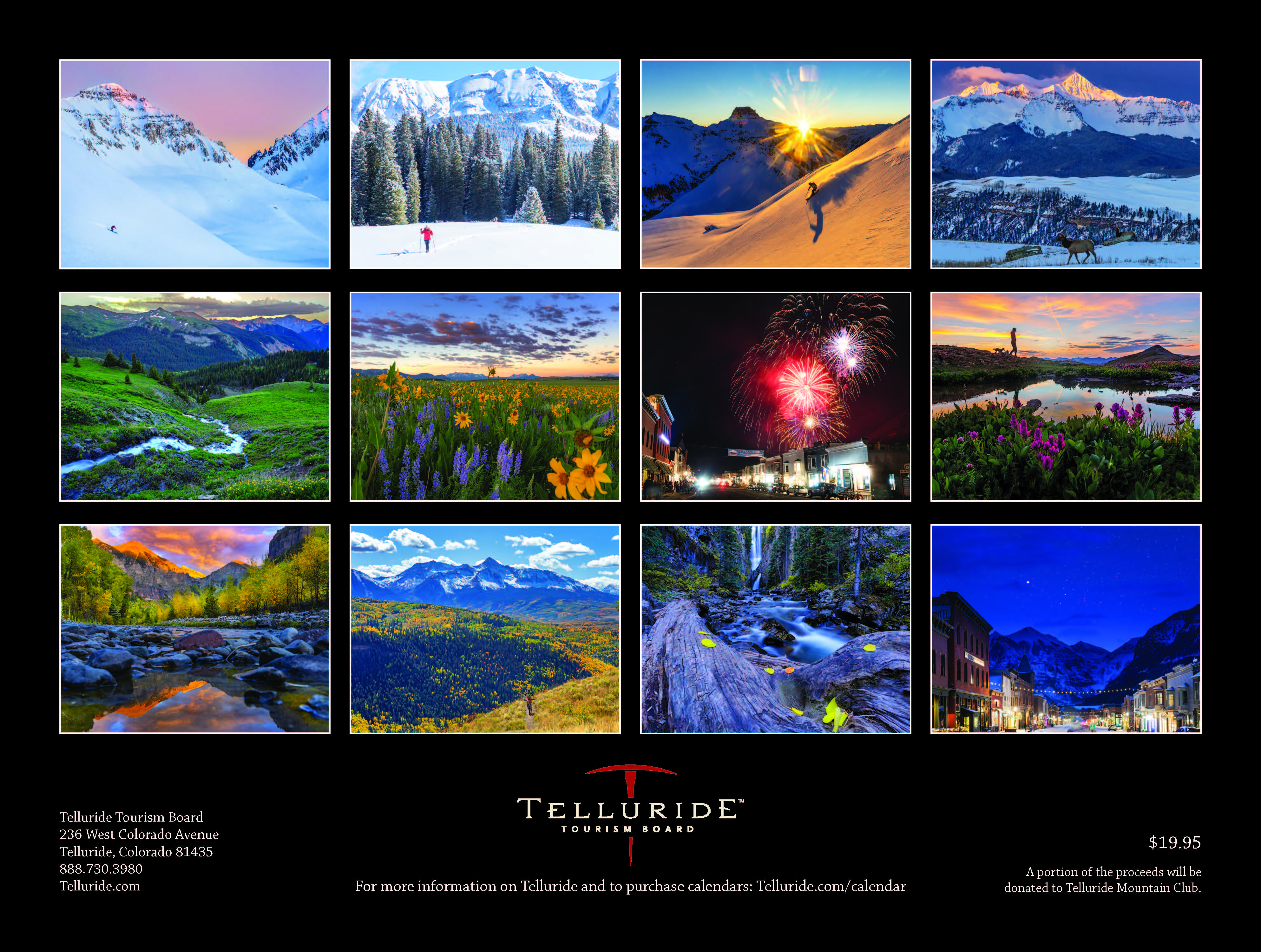 Discover Telluride's Beauty Get Your 2025 Telluride Calendar and