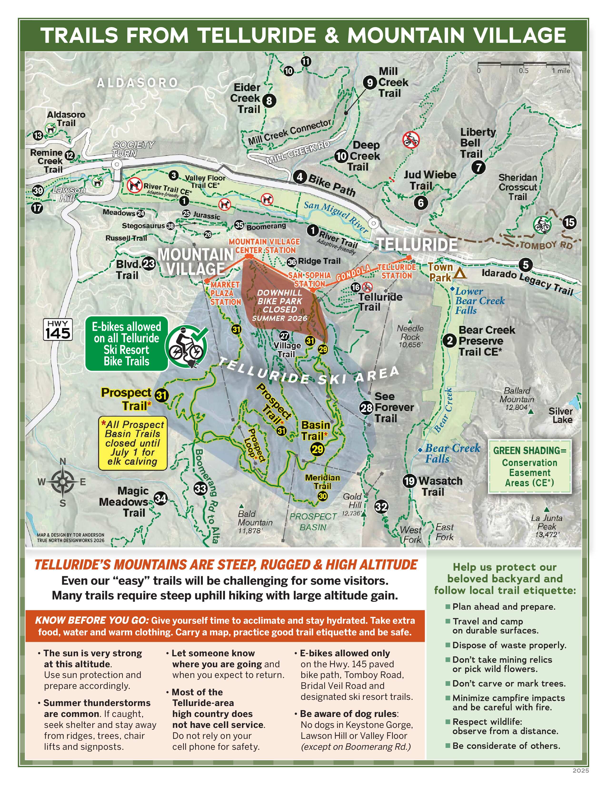 Trails From Telluride and Mountain Village