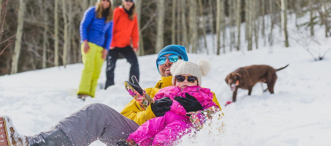 Sledding in Telluride